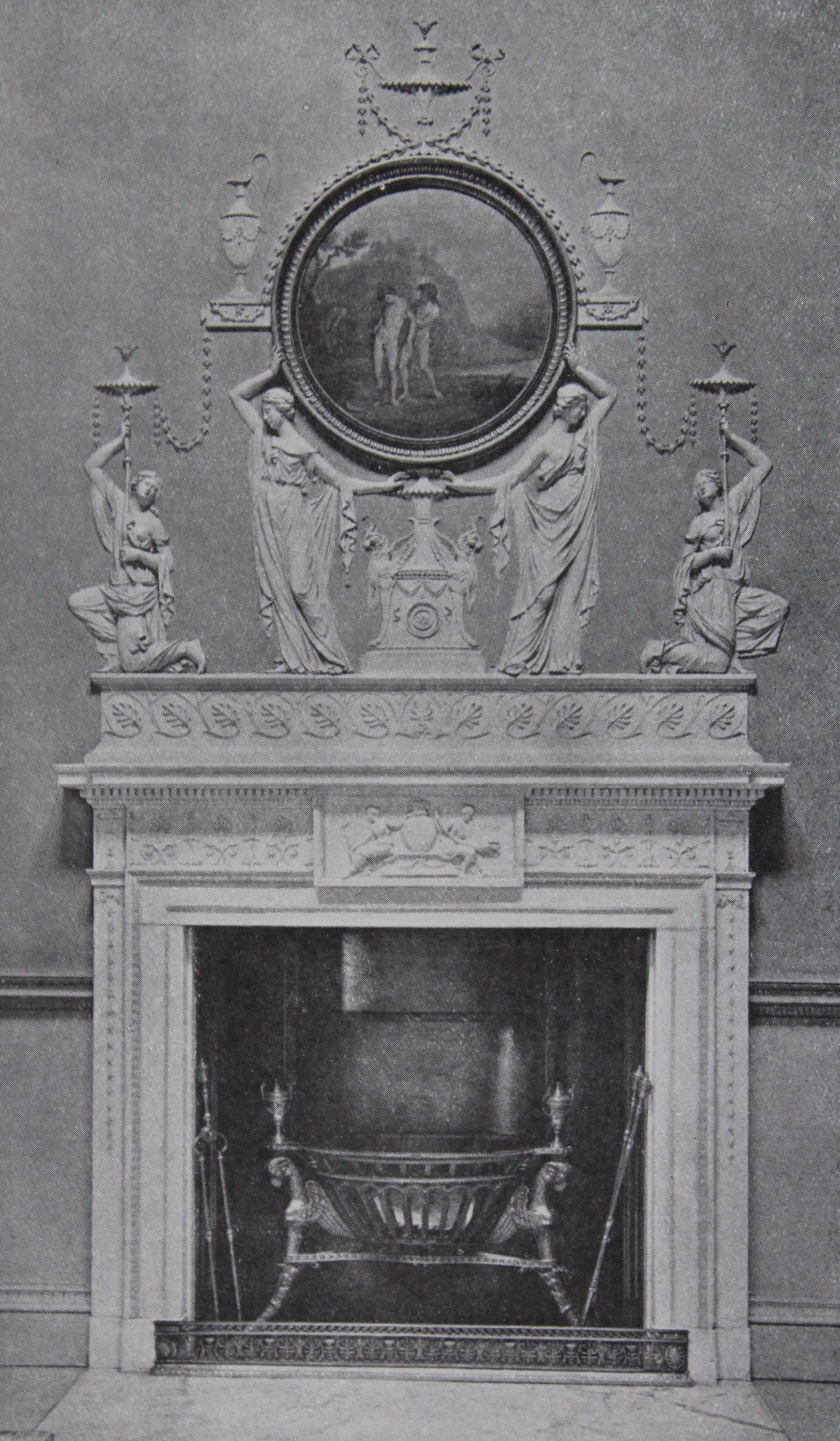 Adam Style Fireplace