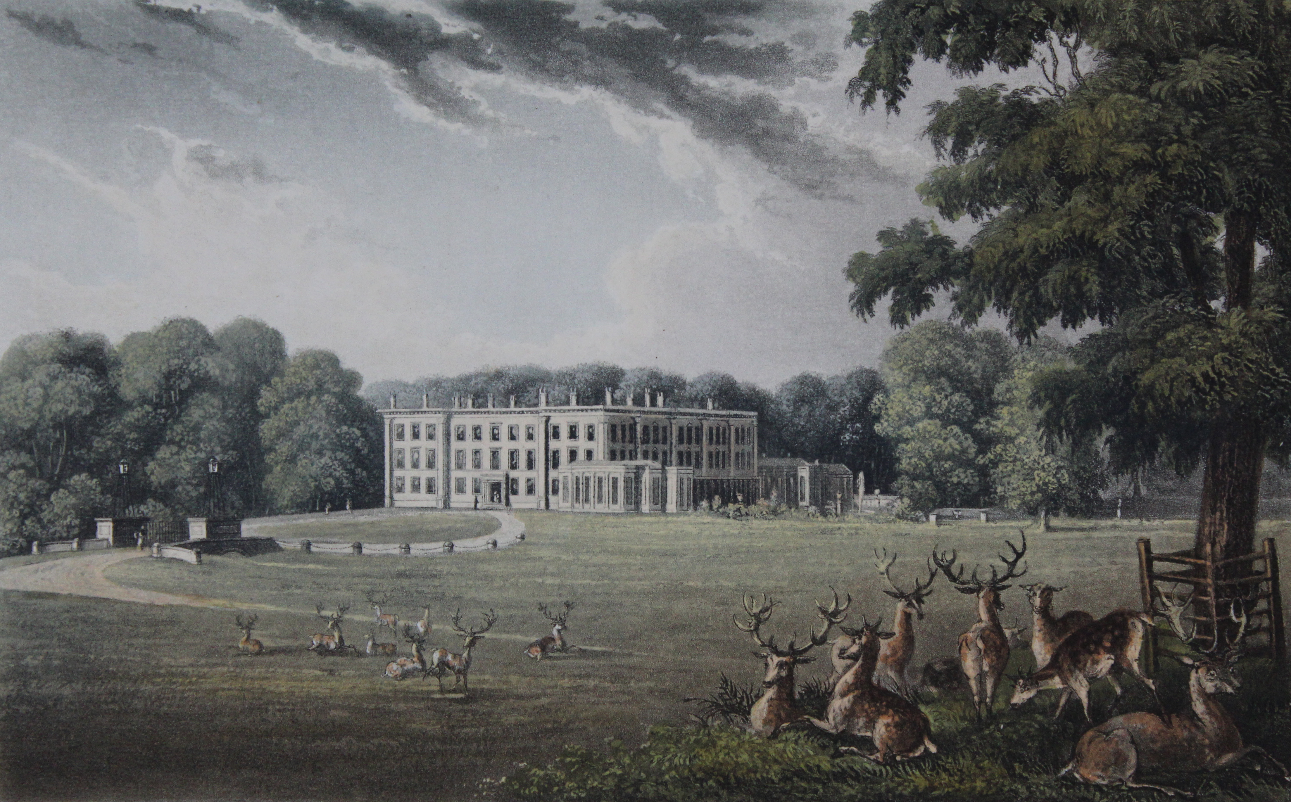 Trentham Hall designed by Henry Holland 1845-1806