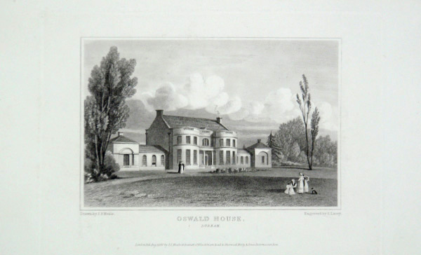 Oswald House in Durham, the Seat of Thomas Wilkinson, Esq