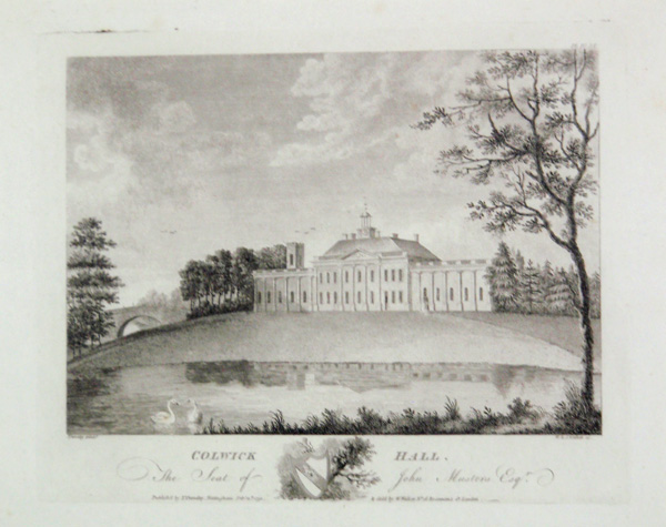 Colwick Hall, The Seat of John Musters Esq