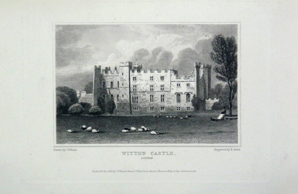 Witton Castle in Durham, the Seat of Colonel Chaytors