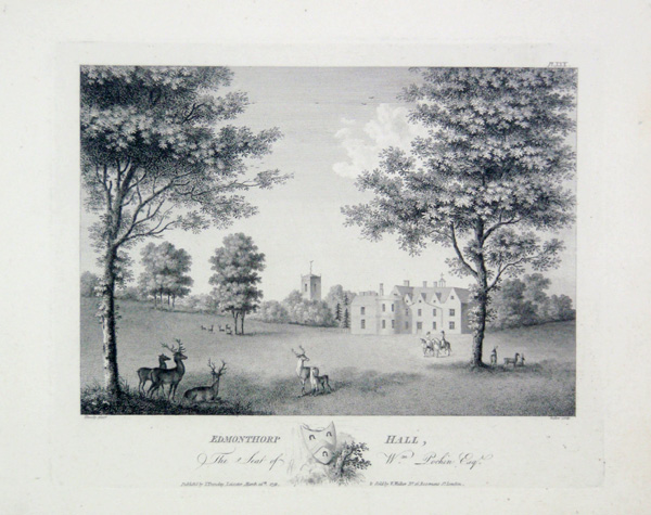 Edmonthorp Hall, The Seat of William Pochin Esq