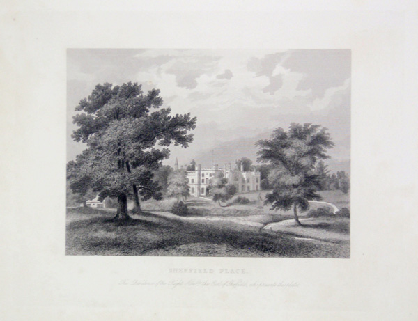 Sheffield Place, The Residence of the Rt Hon Earl of Sheffield