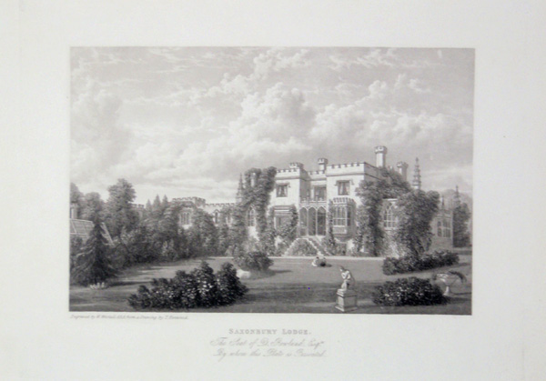 Saxonbury Lodge, The Seat of D Rowland Esq