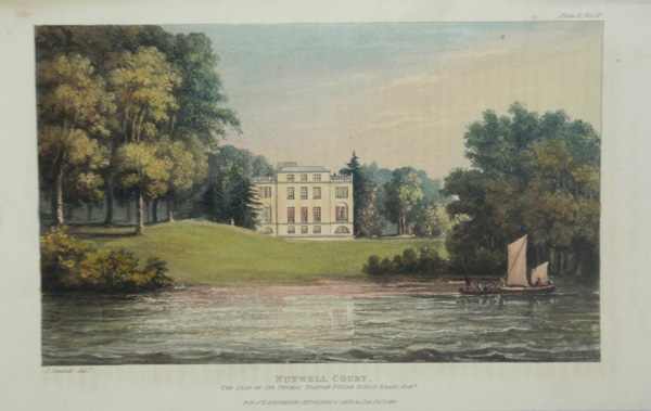 Nutwell Court, The Seat of Sir Thomas Trayton Fuller Eliott Drake
