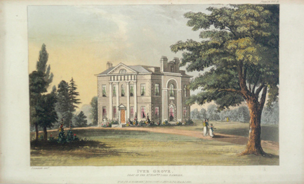 Iver Grove, the Seat of the Right Hon Lord Gambier