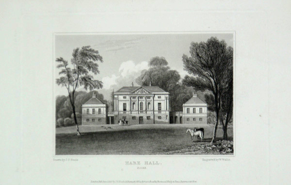 Hare Hall in Essex, the Seat of Benjamin Severn, Esq