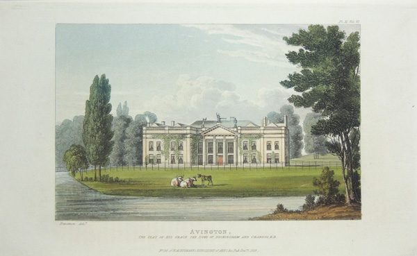 Avington, the Seat of His Grace the Duke of Buckingham and Chandos