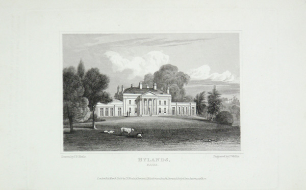 Hylands in the Essex, the Seat of PC Labouchere, Esq