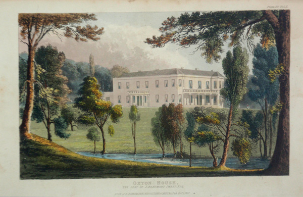 Oxton House, the Seat of J Beaumont Sweet