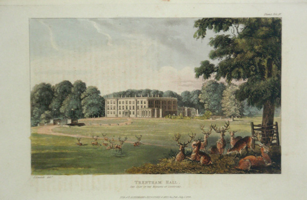 Trentham Hall, the Seat of the Marquis of Stafford