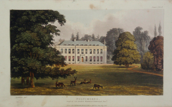 Poltimores, the Seat of Sir George Warwick Bamfylde