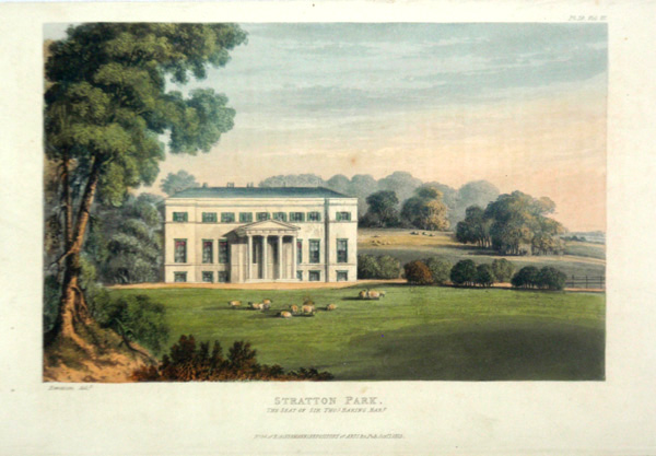 Stratton Park, the Seat of Sir Thomas Baring