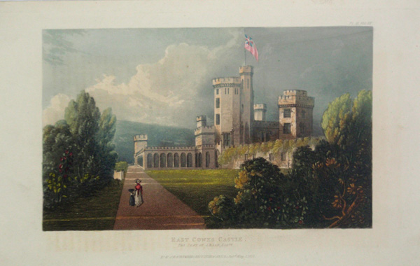 East Cowes Castle, the Seat of J Nash, Esq