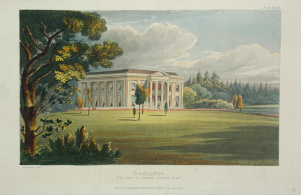 Oaklands, the Seat of Albany Saville