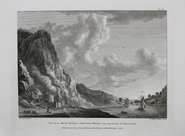 Rock House at Bristol Wells Taken From the Foot of St' Vincents Rock