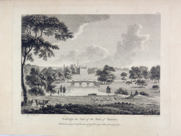 View of Burleigh, the Seat of the Earl of Exeter