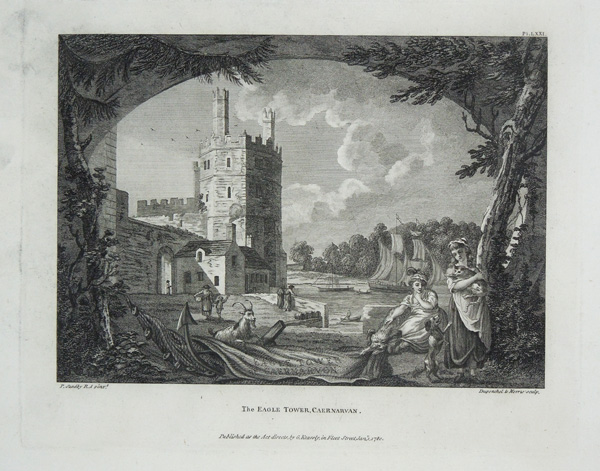View of the Eagle Tower, Caernarvon