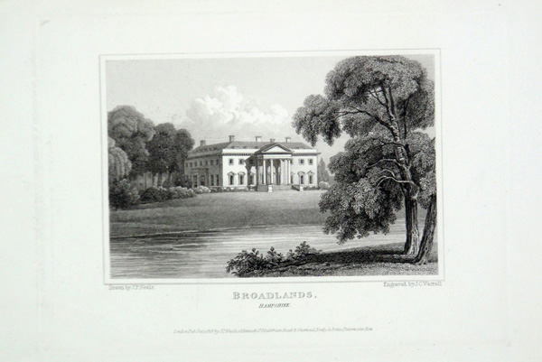 Broadlands in Hampshire, the Seat of Viscount Palmerston