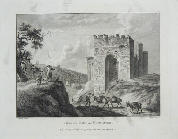 View of Queen's Gate at Caernarvon