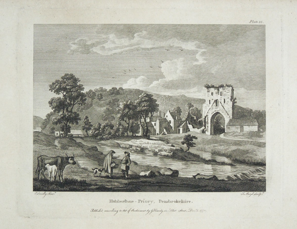 View of Hubberstone- Priory, Pembrokeshire