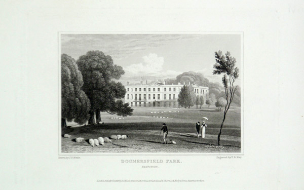 Dogmersfield Park in Hampshire, the Seat of Lady Mildmay