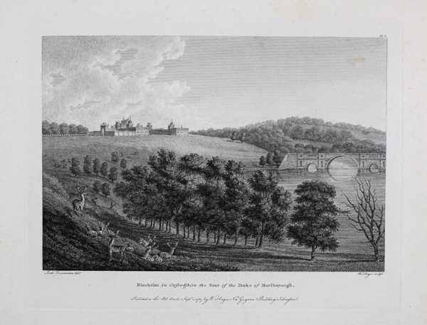 Blenheim House , the Seat of the Duke of Marlborough