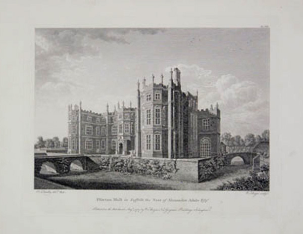 Flixton Hall, the Seat of Alexander Adair, Esq