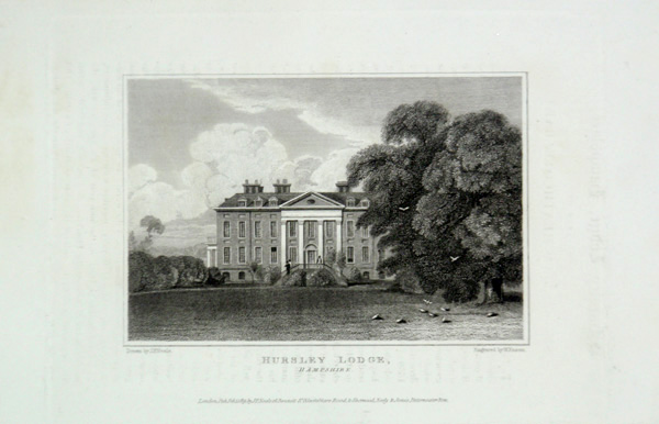 Hursley Lodge in Hampshire, the Seat of Sir William Heathcote, Bart