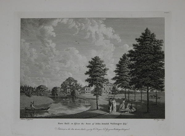 Hare Hall, the Seat of John Arnold Wallenger, Esq