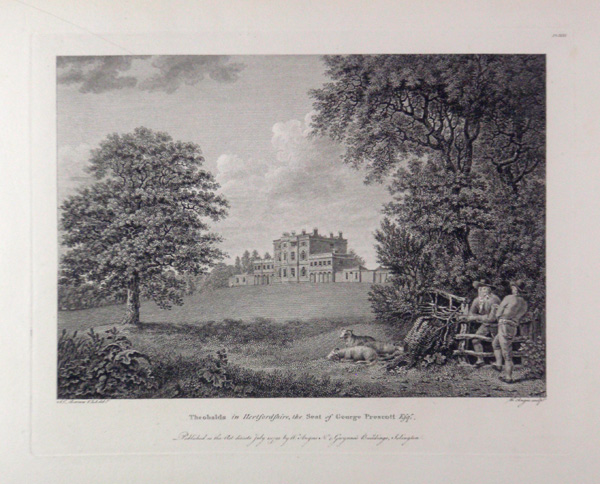 Theobalds, the Seat of Sir George Prescott, Esq