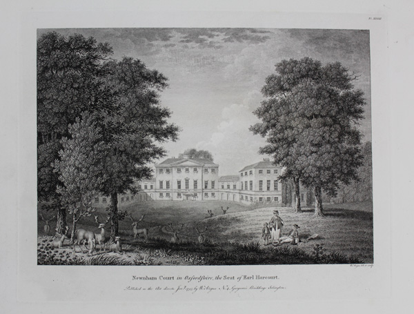 Newnham Court, the Seat of Earl Harcourt