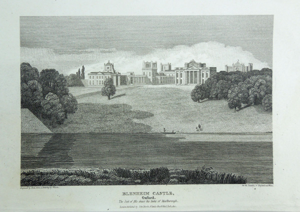 Blenheim Castle / Palace in Oxford, the Seat of the Duke of Marlborough