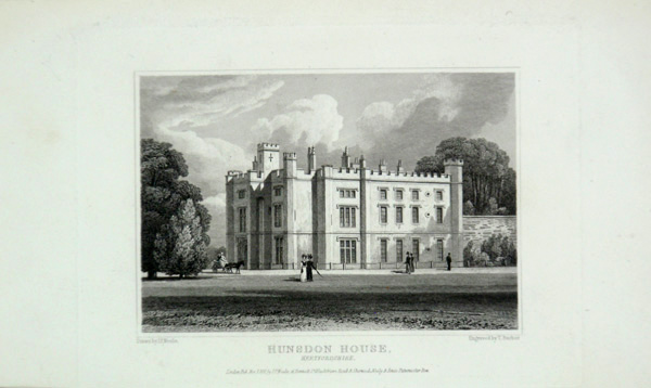 Hunsdon House in Hertfordshire, the Seat of Nicolson Calvert