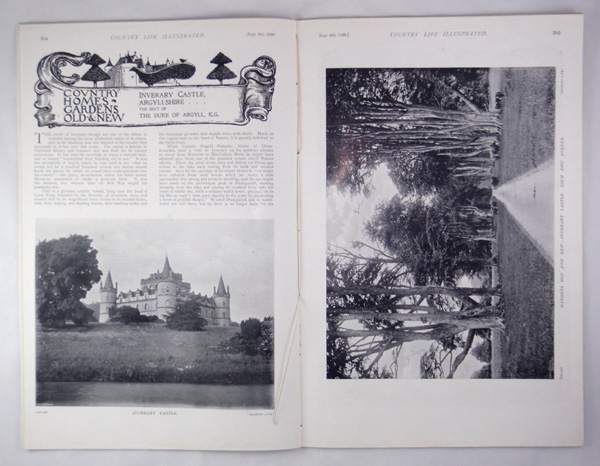 Inveraray Castle, the Seat of the Duke of Argyll