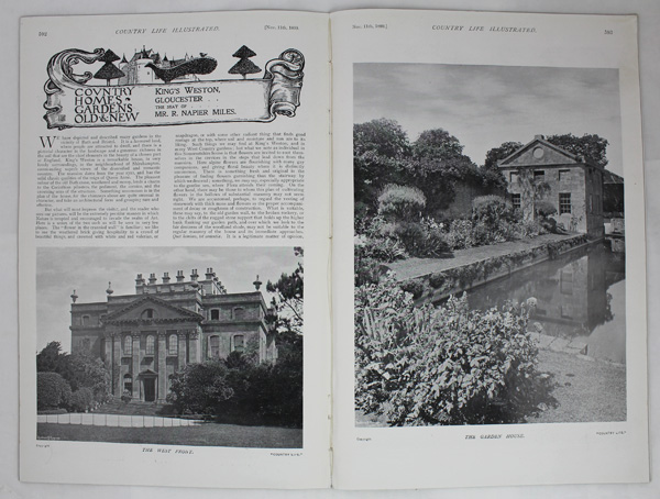 Kings Weston, the Seat of Mr R. Napier Miles
