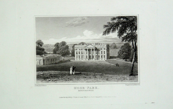 Moor Park in Hertfordshire, the Seat of Robert Williams, Esq, MP