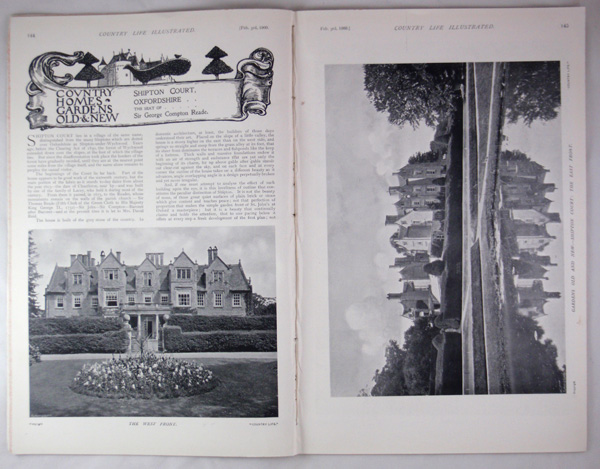 Shipton Court, the Seat of Sir George Compton Reade