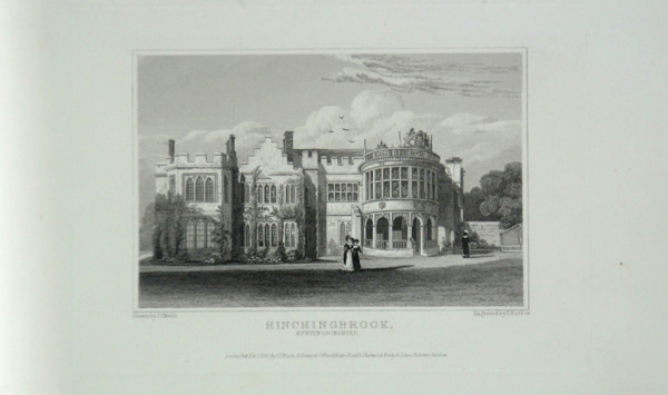 Hinchingbrook House in Huntingdonshire, the Seat of Earl of Sandwich