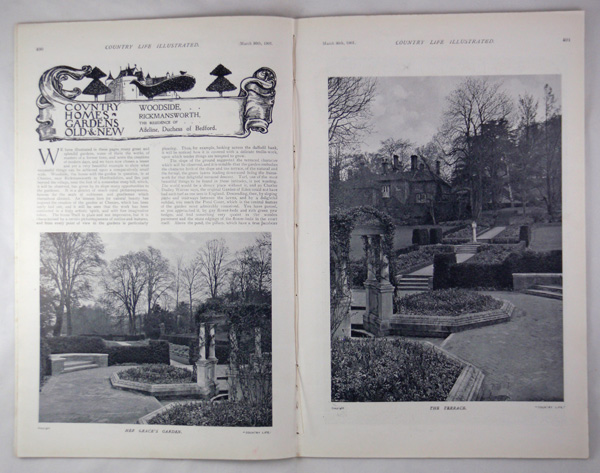 Woodside House, Rickmansworth, the Residence of Adeline Duchess of Bedford