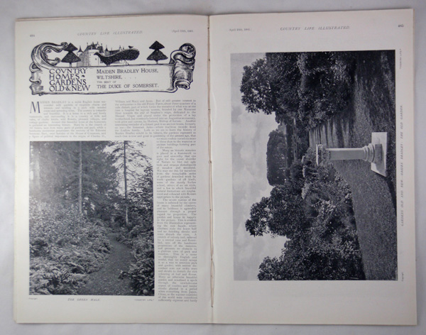 Maiden Bradley House, the Seat of the Duke of Somerset