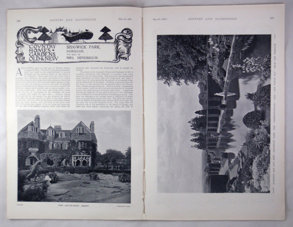 Sedgwick Park, The Seat of Mrs. Henderson.