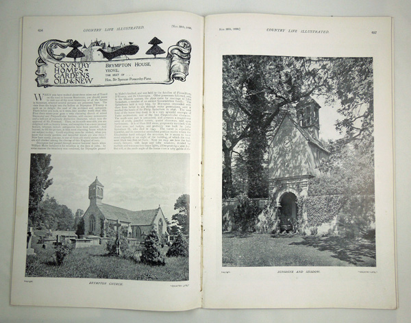 Brympton House (D'Evercy), the Seat of the Hon Sir Spencer Ponsonby-Fane