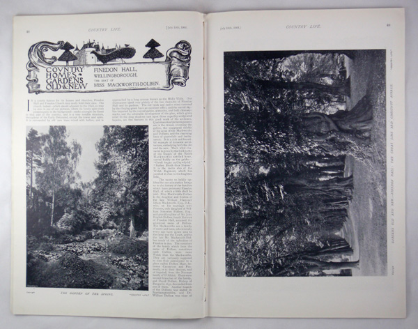 Finedon Hall, the Seat of Mrs Mackworth-Dolben