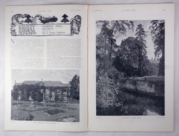 Hanbury Hall, the Seat of Sir H Foley Vernon