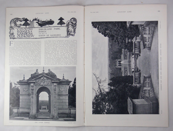 Shrubland Park, The Seat of Baron De Saumarez