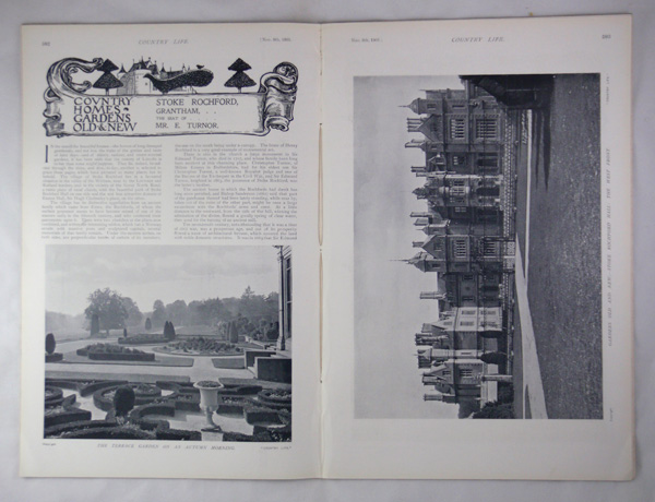 Stoke Rochford Park, the Seat of Mr E Turnor