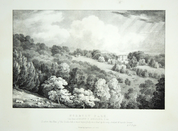 Norbury Park (South Side), the Seat of Henry P Sperling, Esq
