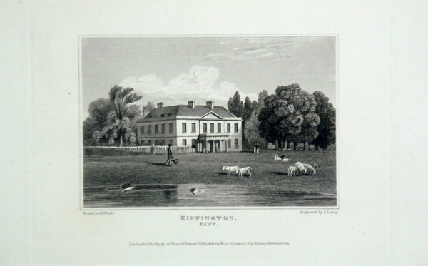 Kippington in Kent, the Seat of F Motley Austen, Esq