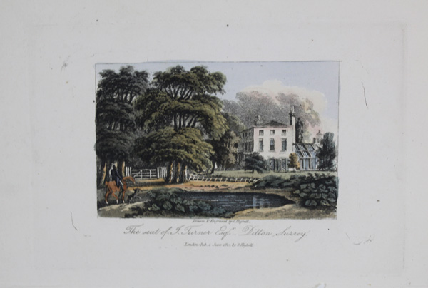 The Seat of J Turner, Esq at Thames Ditton